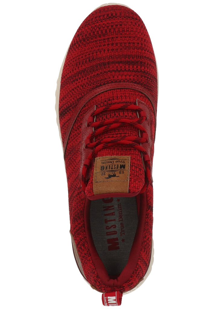 Mustang Sneaker Lederimitat/Textil Rot