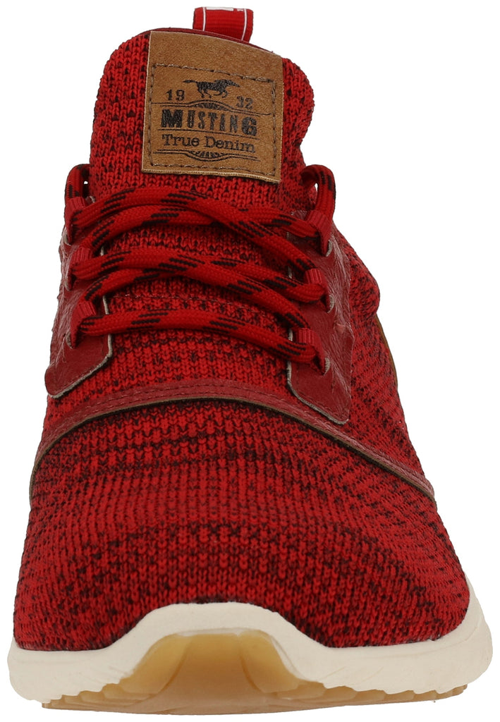 Mustang Sneaker Lederimitat/Textil Rot