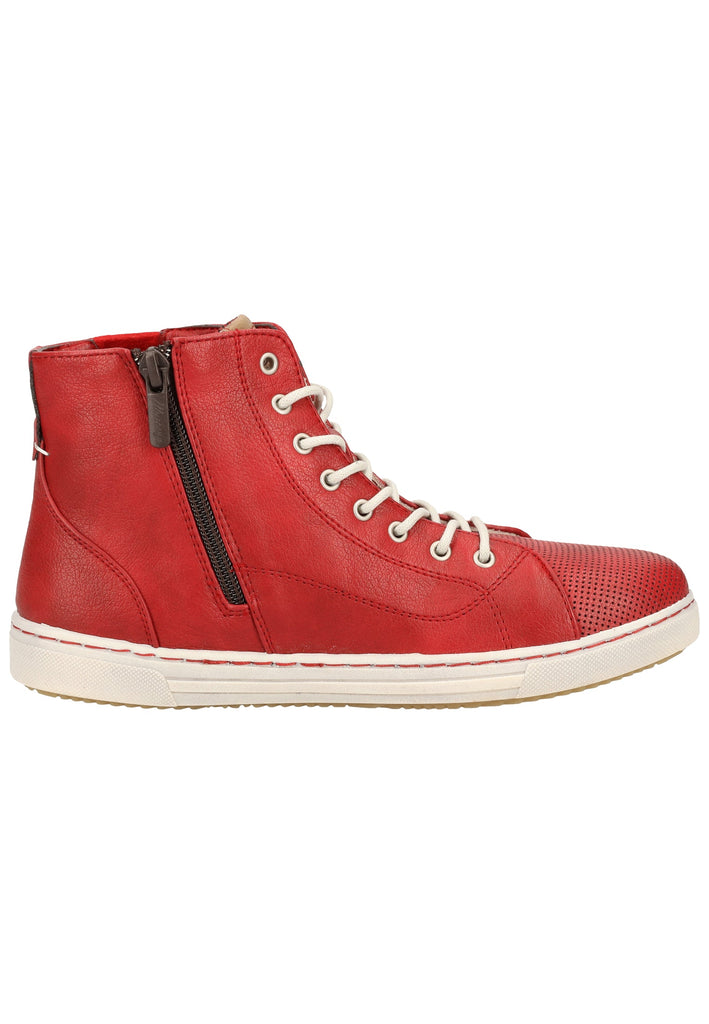 Mustang Sneaker Lederimitat/Textil Rot