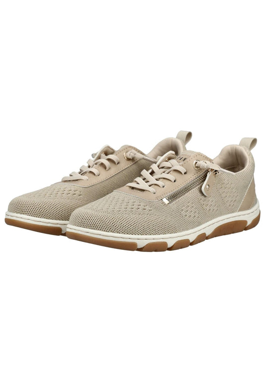 Mustang Sneaker Lederimitat/Textil Sand