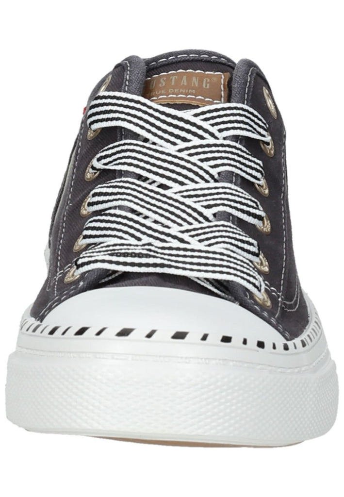 Mustang Sneaker Lederimitat/Textil Schwarz