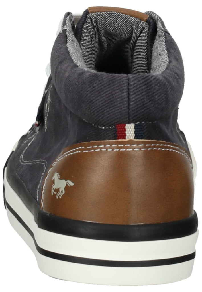 Mustang Sneaker Lederimitat/Textil Schwarz