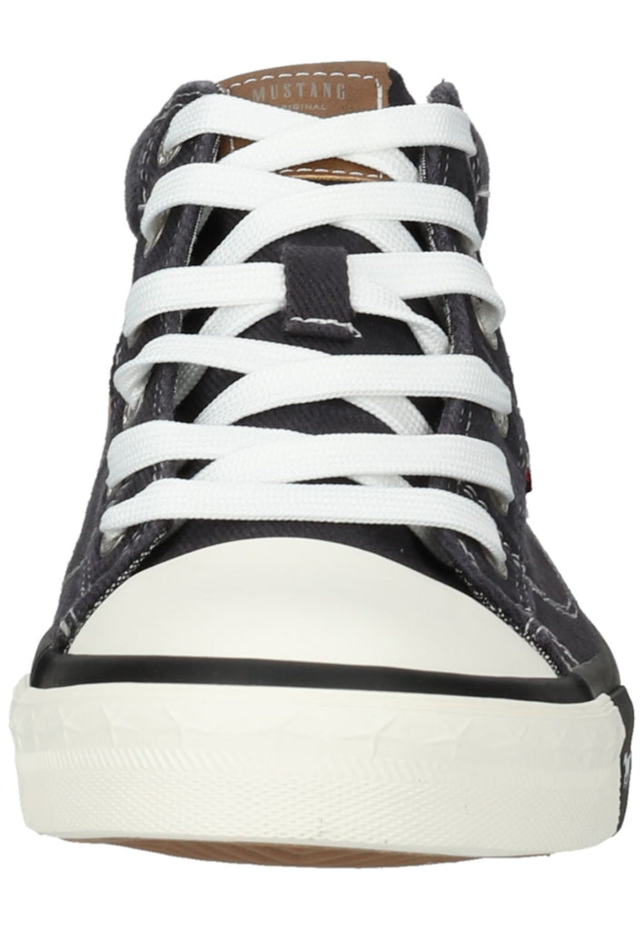 Mustang Sneaker Lederimitat/Textil Schwarz