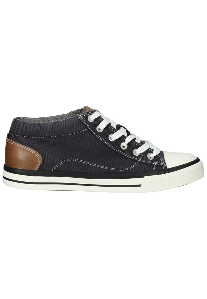 Mustang Sneaker Lederimitat/Textil Schwarz