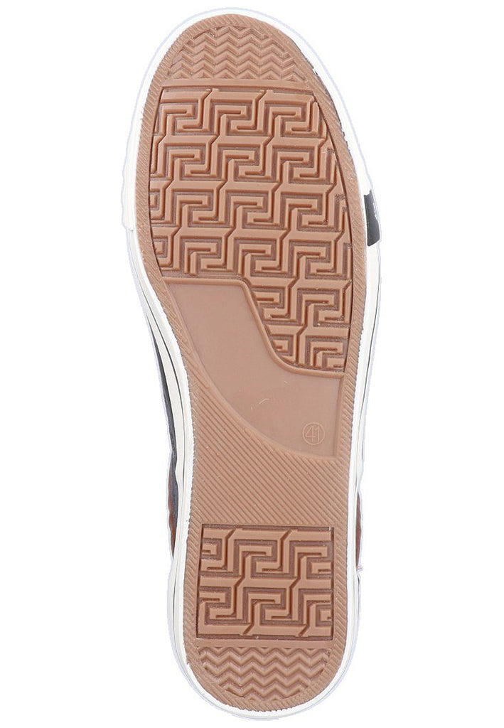 Mustang Sneaker Lederimitat/Textil Schwarz