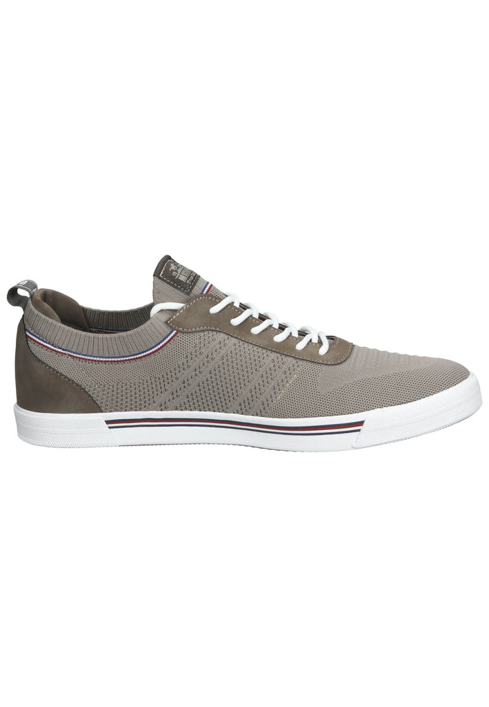 Mustang Sneaker Lederimitat/Textil Taupe