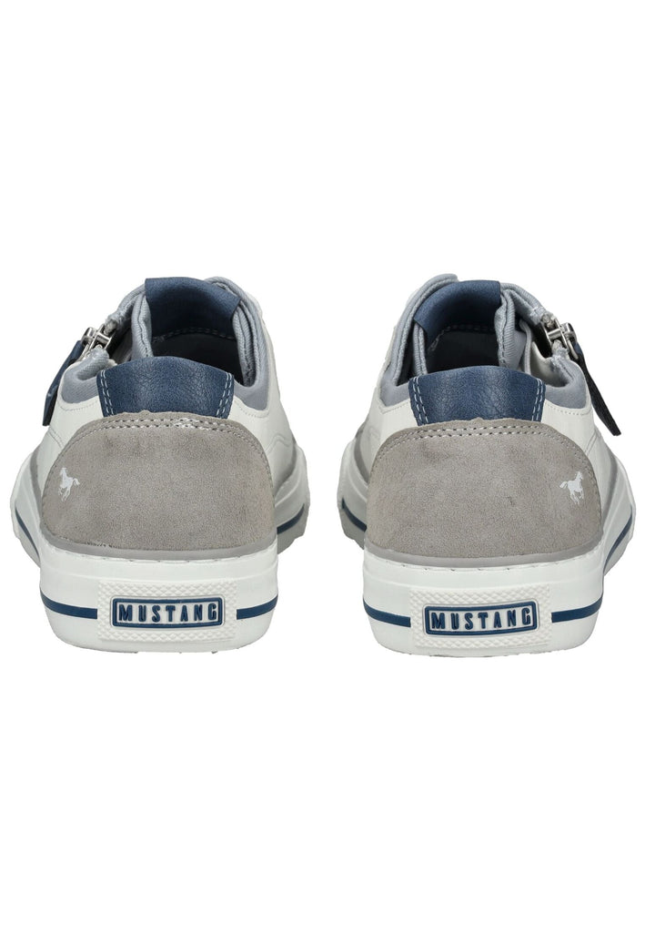 Mustang Sneaker Lederimitat/Textil Weiß