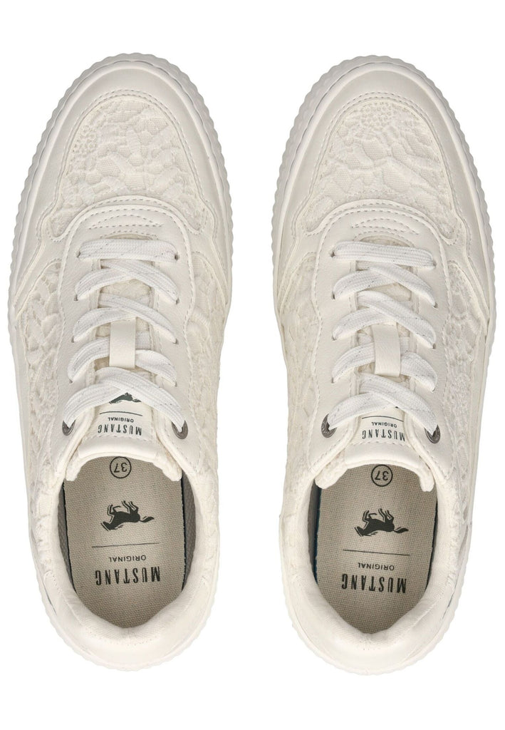 Mustang Sneaker Lederimitat Weiß