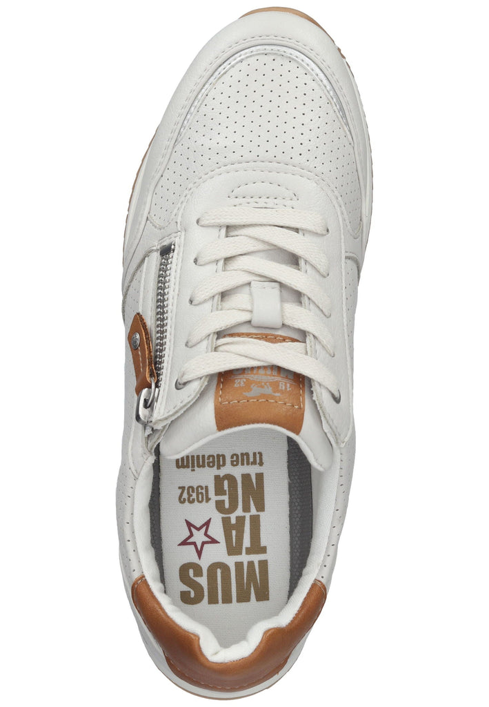 Mustang Sneaker Lederimitat Weiß