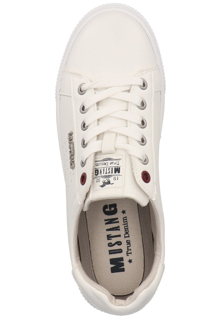 Mustang Sneaker Lederimitat Weiß