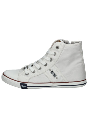 Sneaker Mustang Sneaker Baumwolle Weiß