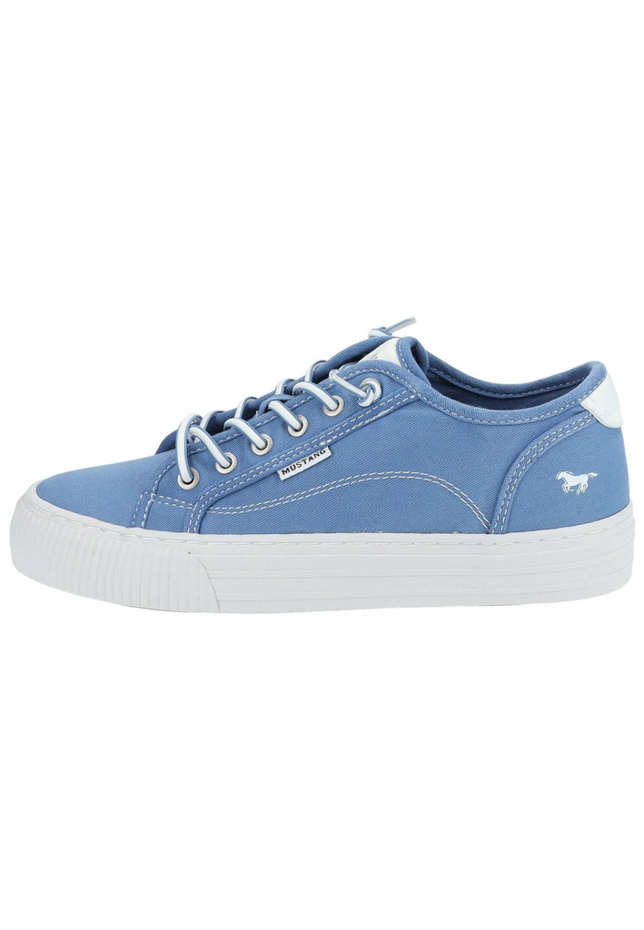Sneaker Mustang Sneaker Lederimitat/Textil Blau