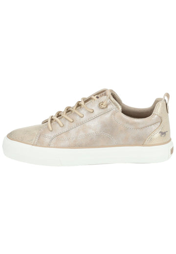 Sneaker Mustang Sneaker Lederimitat/Textil Champagner