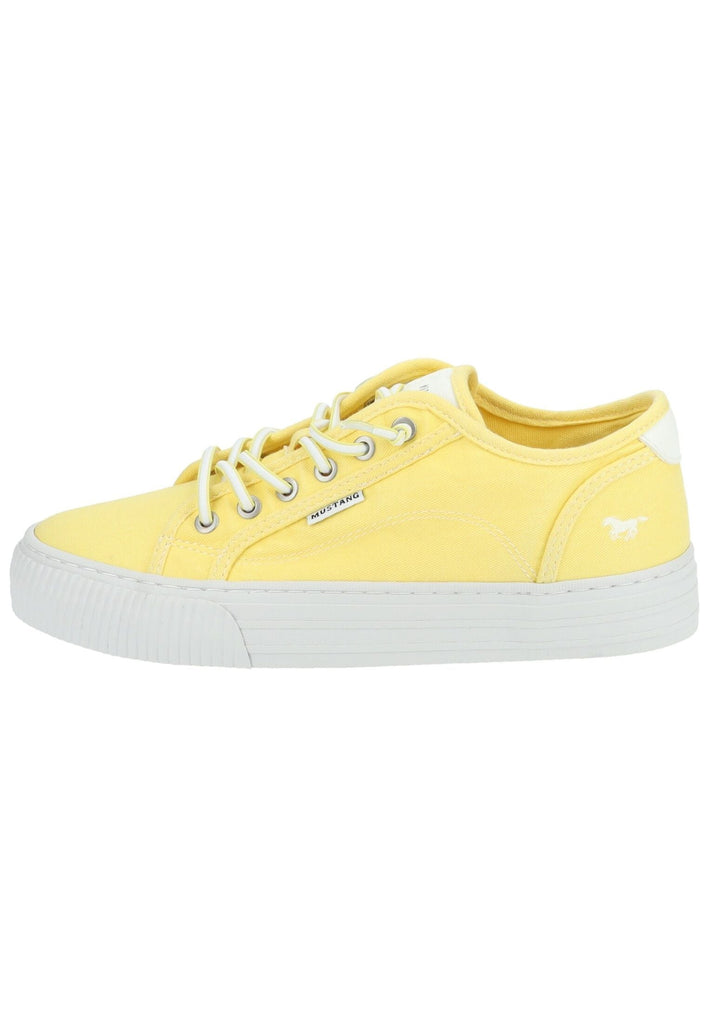 Sneaker Mustang Sneaker Lederimitat/Textil Gelb
