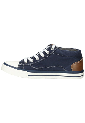 Sneaker Mustang Sneaker Lederimitat/Textil Jeans