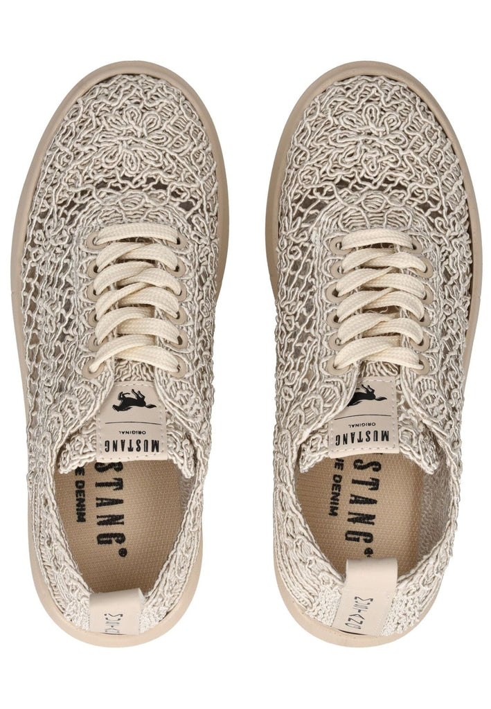 Mustang Sneaker Textil Beige