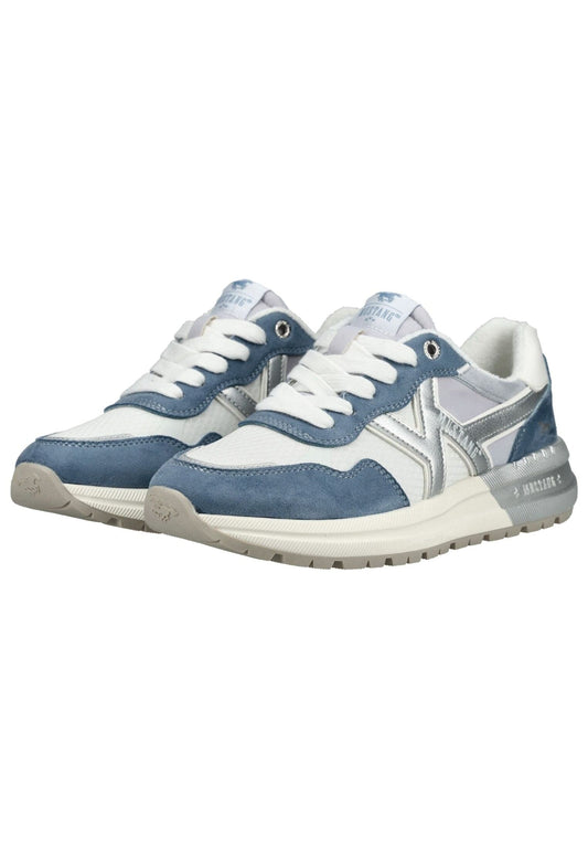 Mustang Sneaker Textil Hellblau/Silber