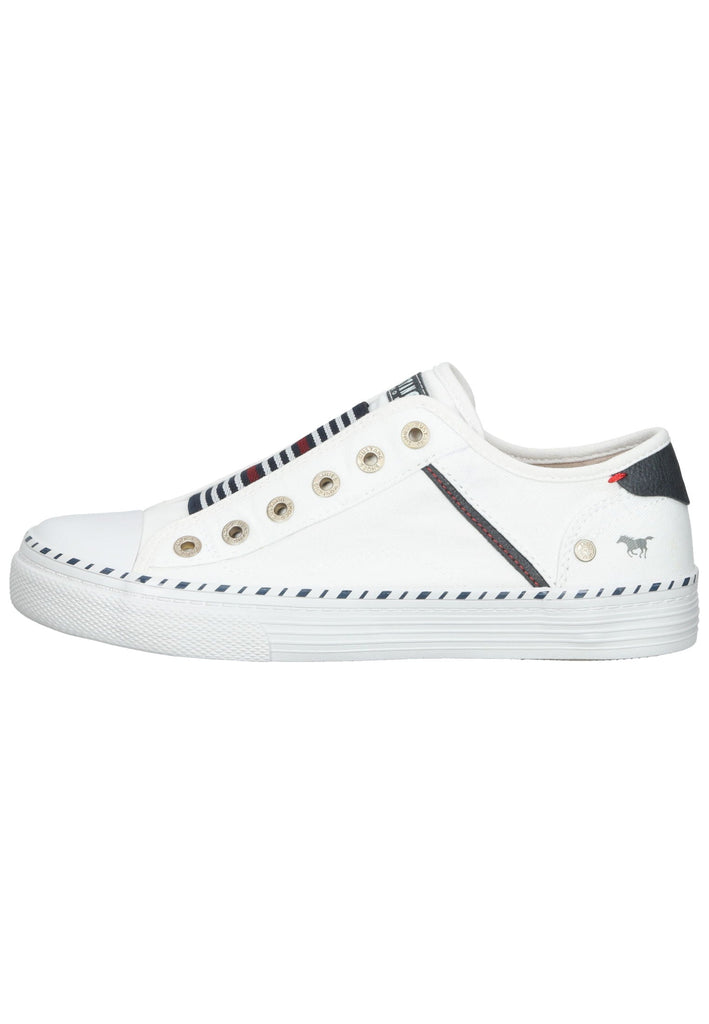 Mustang Sneaker Textil Weiß/Blau