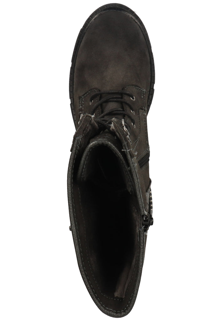 Mustang Stiefel Lederimitat Dunkelgrau