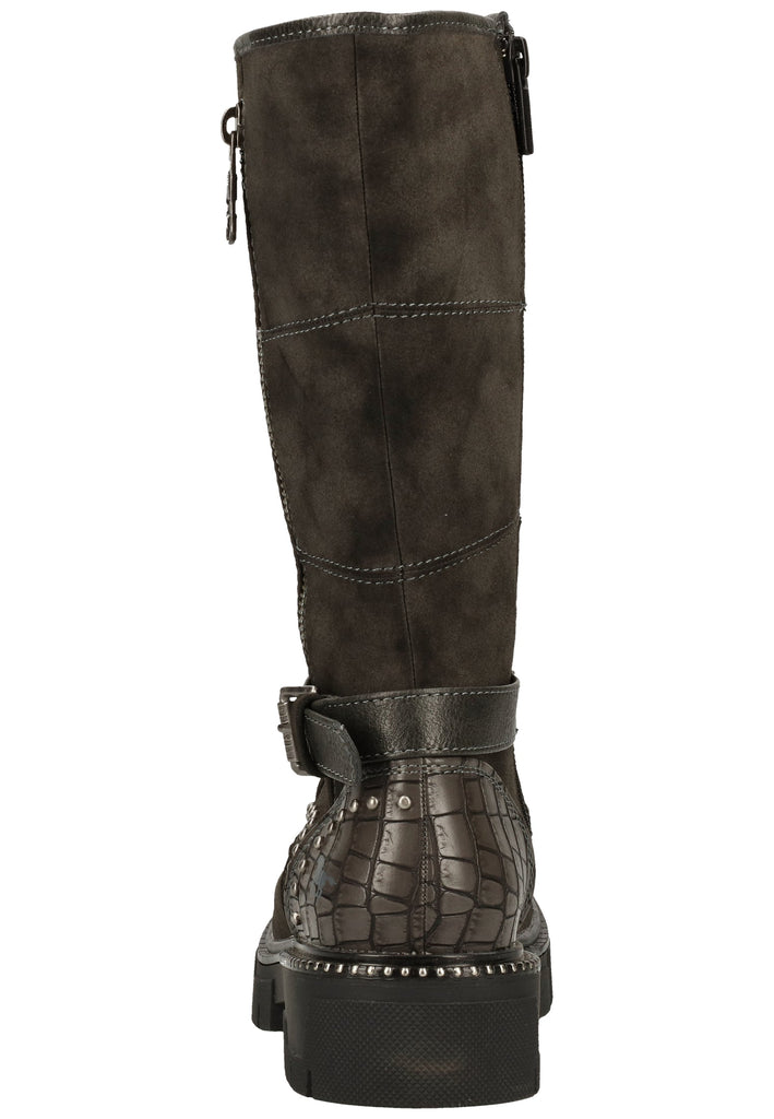 Mustang Stiefel Lederimitat Dunkelgrau