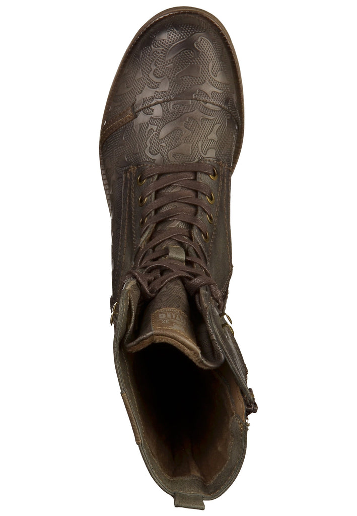 Mustang Stiefel Lederimitat Dunkelgrau