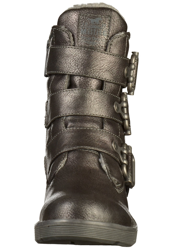 Mustang Stiefel Lederimitat Dunkelgrau