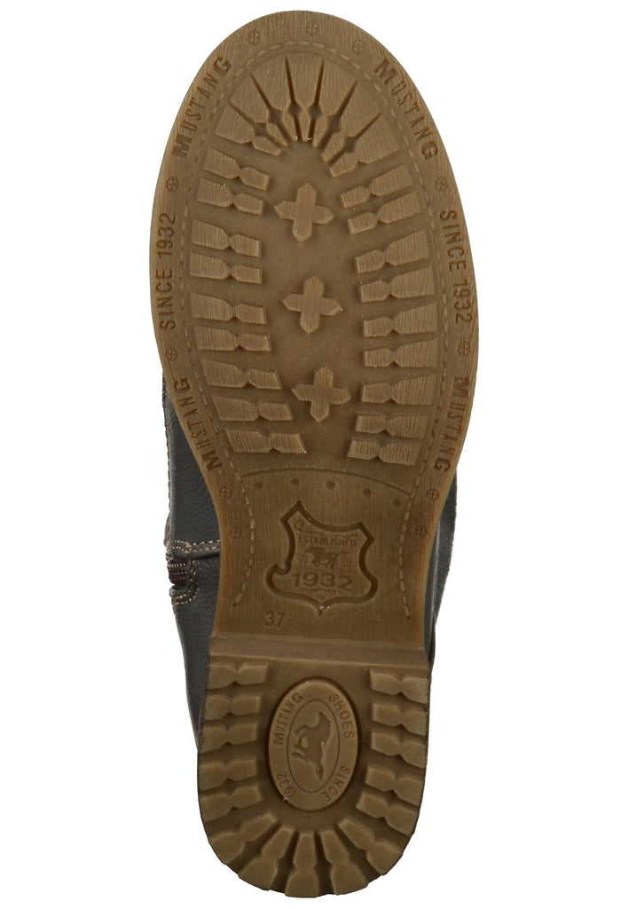 Mustang Stiefel Lederimitat Grau