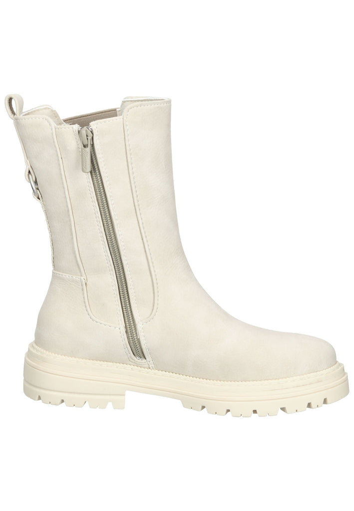 Mustang Stiefel Lederimitat Ivory