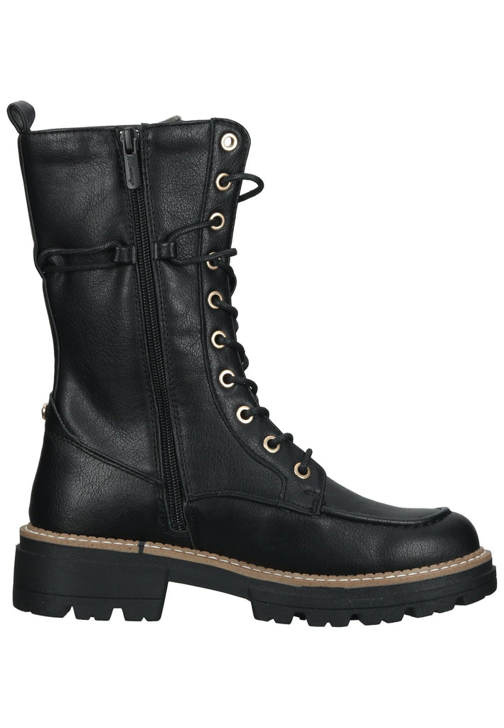 Mustang Stiefel Lederimitat Schwarz