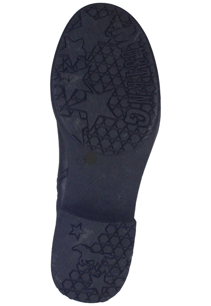 Mustang Stiefel Lederimitat Schwarz