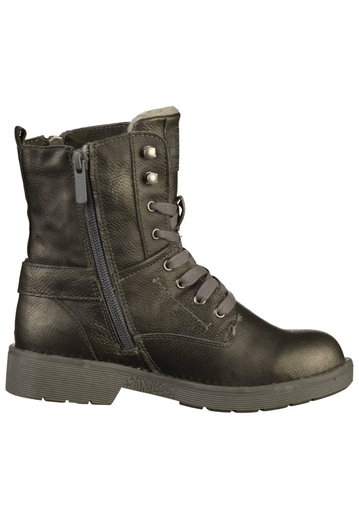 Mustang Stiefel Lederimitat Schwarz