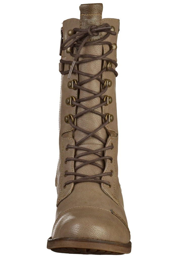 Mustang Stiefel Lederimitat Taupe