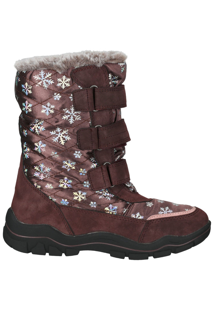 Mustang Stiefel Lederimitat/Textil Burgundy Warmfutter