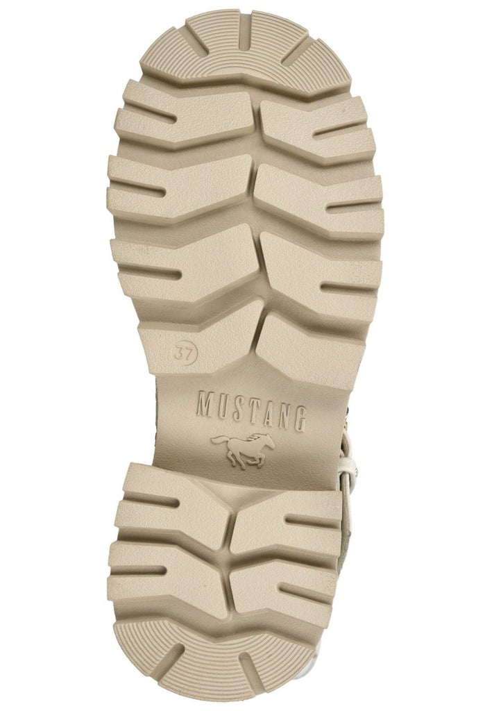 Mustang Stiefel Lederimitat/Textil Ivory Warmfutter