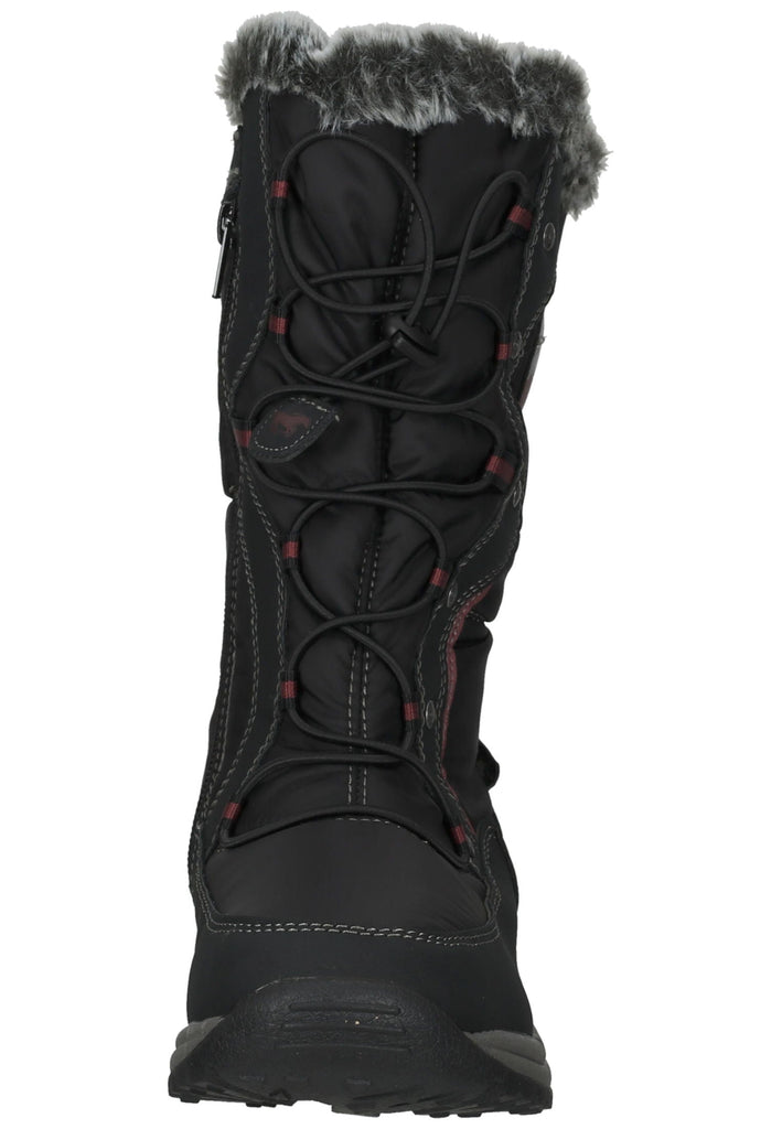 Mustang Stiefel Lederimitat/Textil Schwarz Warmfutter
