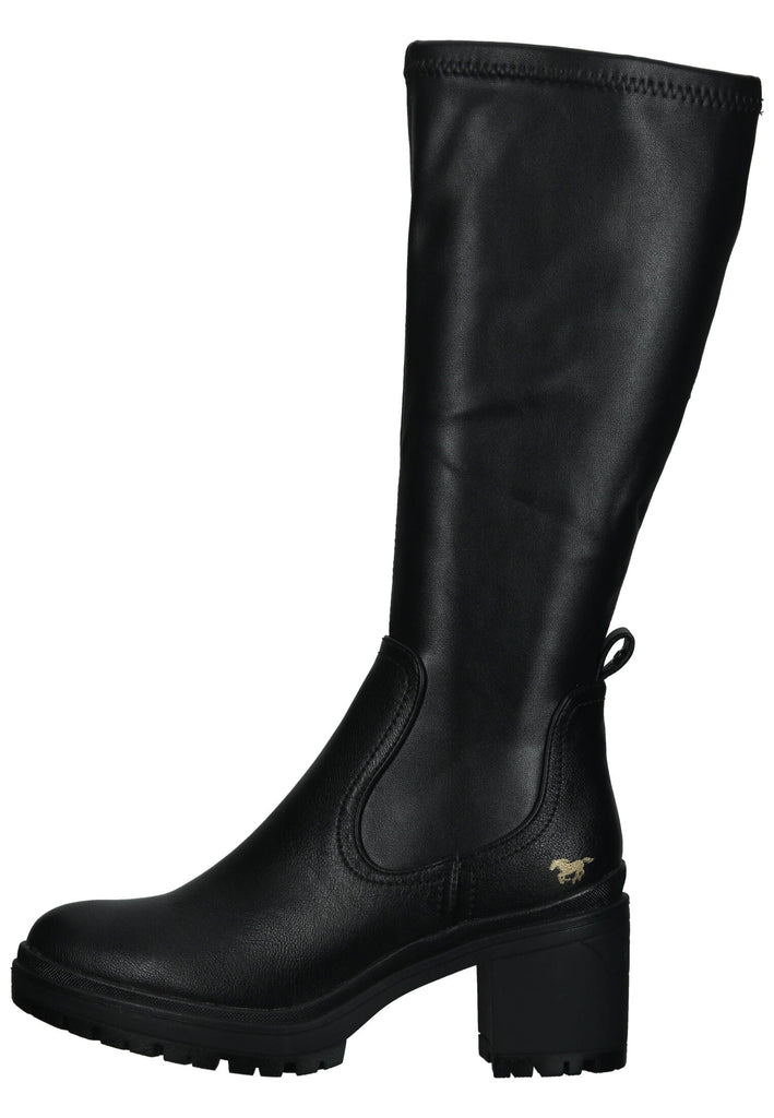 Stiefel Mustang Stiefel Lederimitat Schwarz