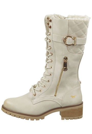 Stiefel Mustang Stiefel Lederimitat/Textil Ice Warmfutter