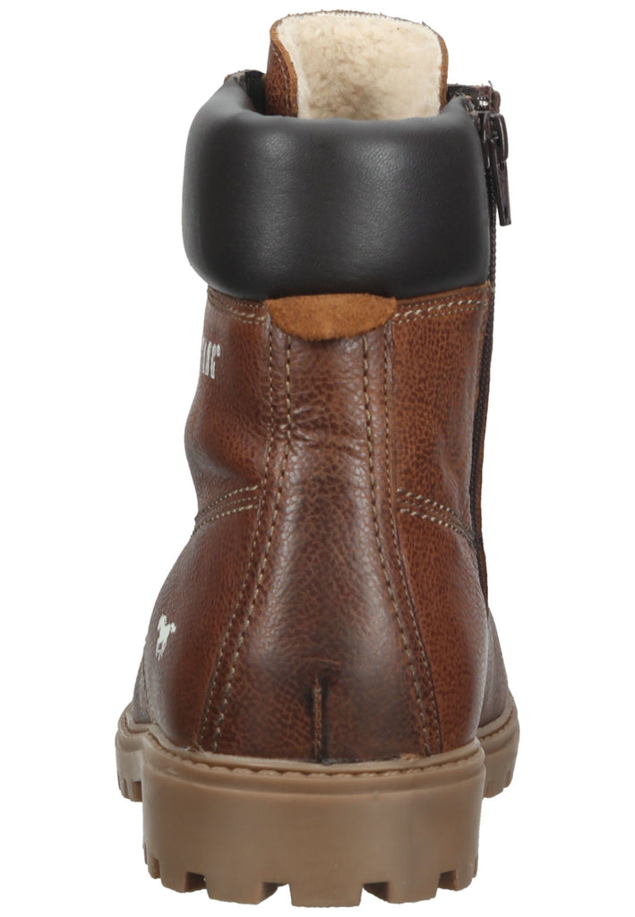 Mustang Stiefelette Leder Braun Warmfutter
