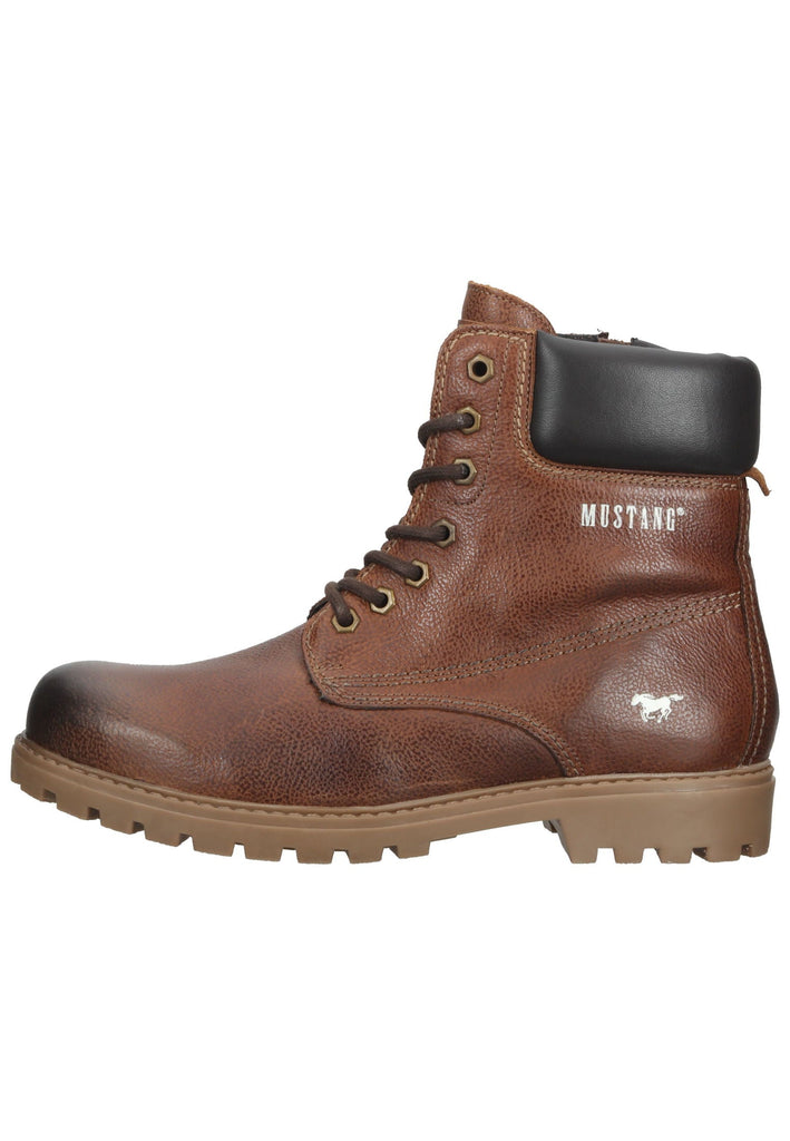 Mustang Stiefelette Leder Braun Warmfutter