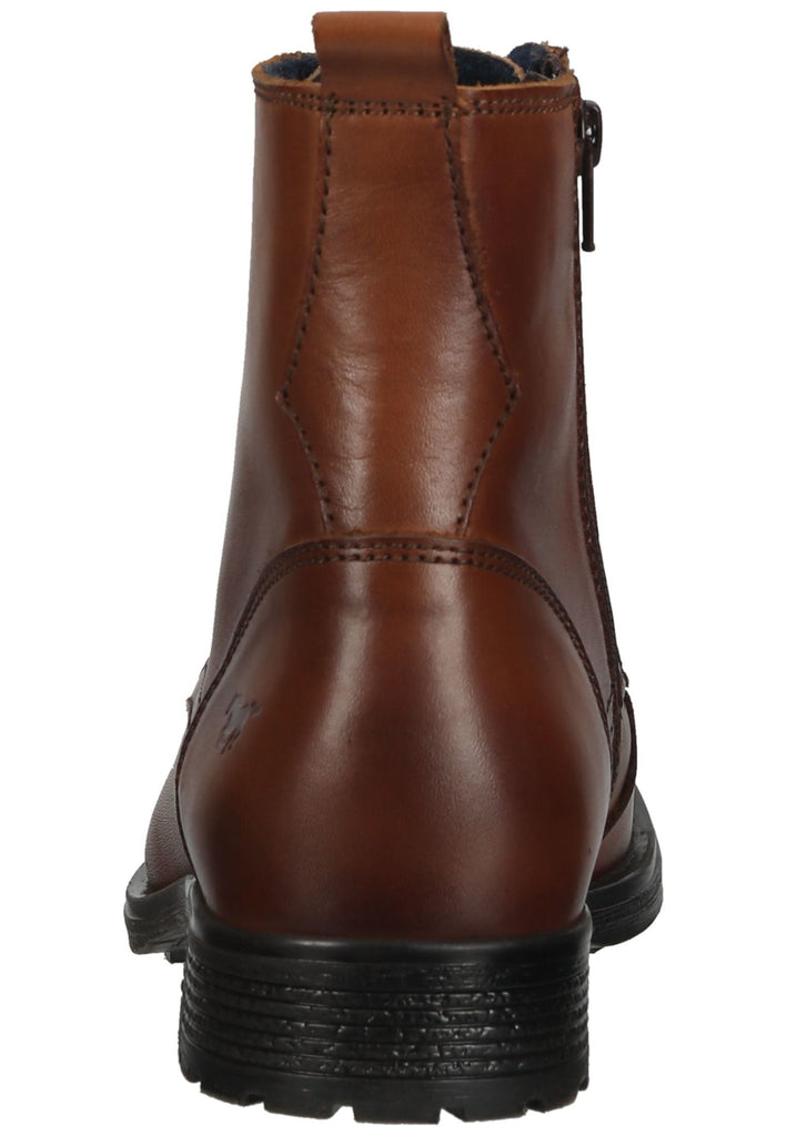 Mustang Stiefelette Leder Cognac