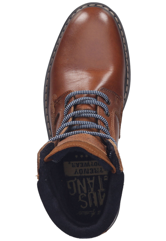 Mustang Stiefelette Leder Cognac