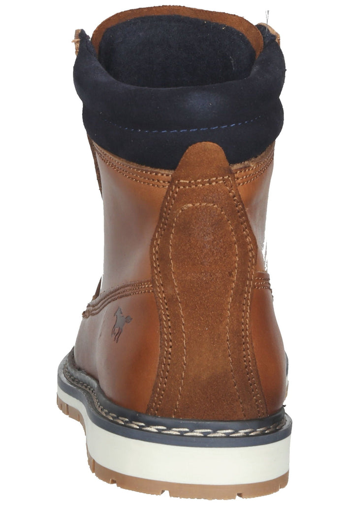 Mustang Stiefelette Leder Cognac