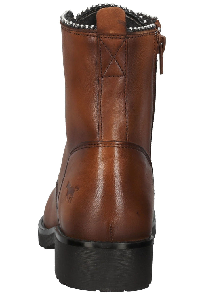 Mustang Stiefelette Leder Cognac