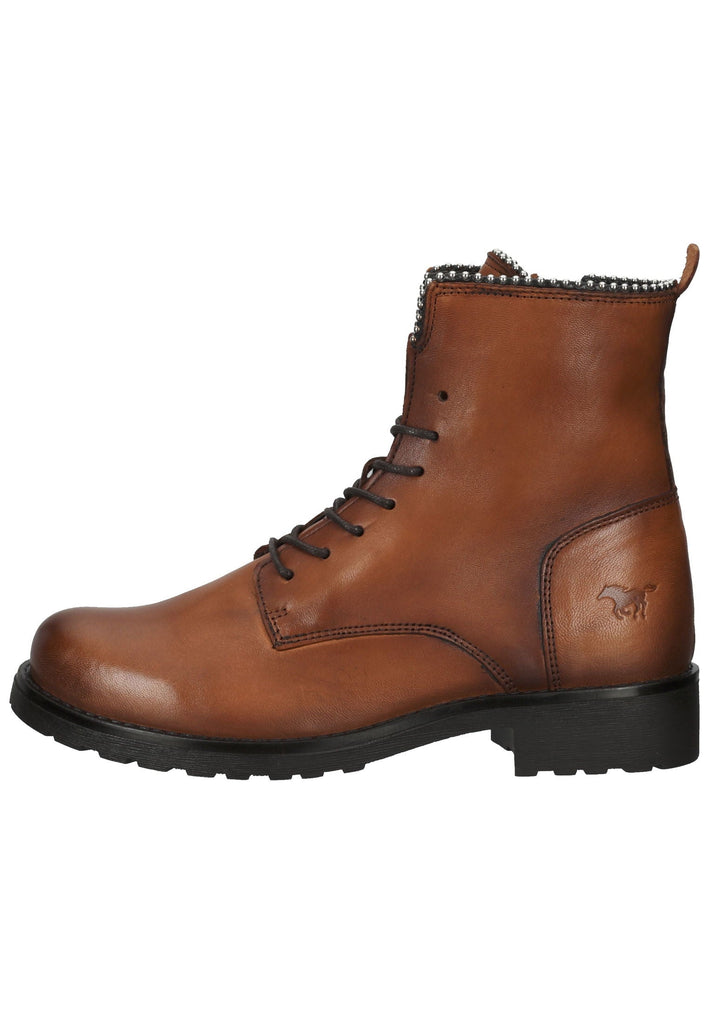 Mustang Stiefelette Leder Cognac