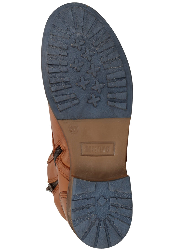 Mustang Stiefelette Leder Cognac