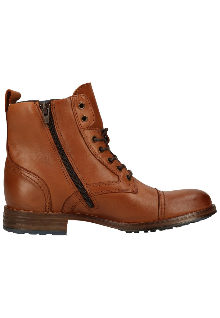 Mustang Stiefelette Leder Cognac