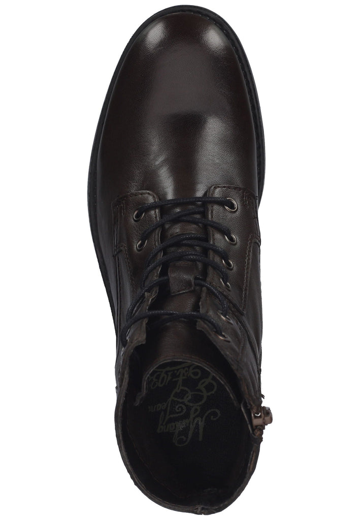 Mustang Stiefelette Leder Dunkelbraun