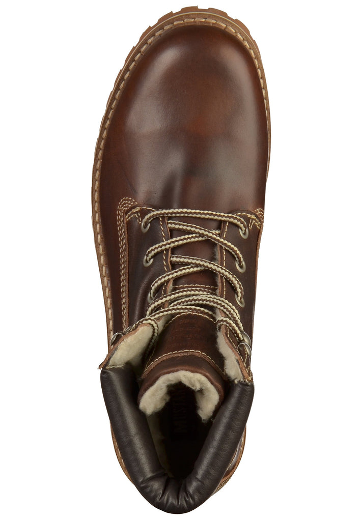 Mustang Stiefelette Leder Dunkelbraun