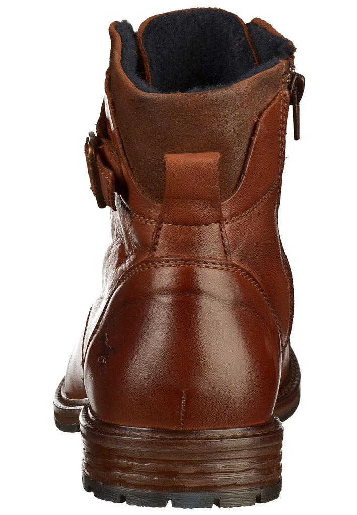 Mustang Stiefelette Leder Kastanie