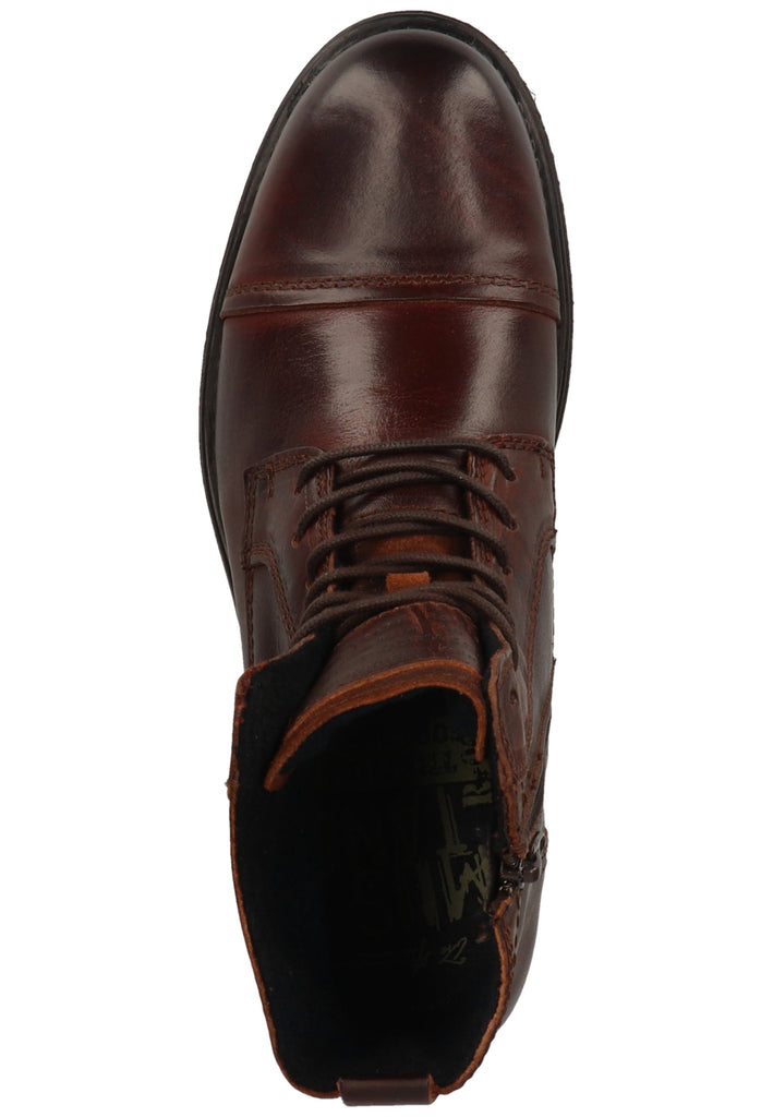 Mustang Stiefelette Leder Kastanie